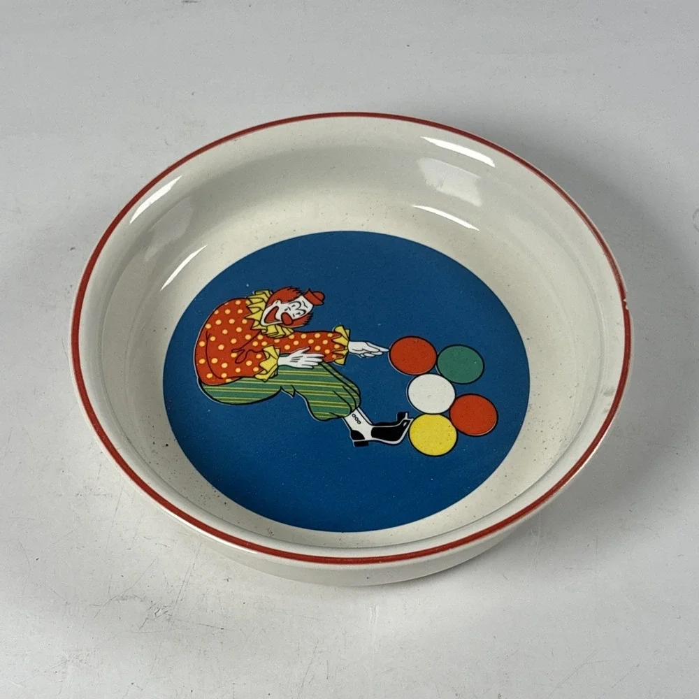 Vintage International China Barnum's Animals Clown Dish 7